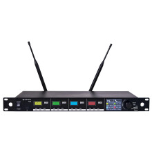 citronic | Quad Wireless Microphone System with Tuneable UHF License F