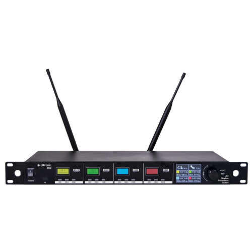 citronic | Quad Wireless Microphone System with Tuneable UHF License F