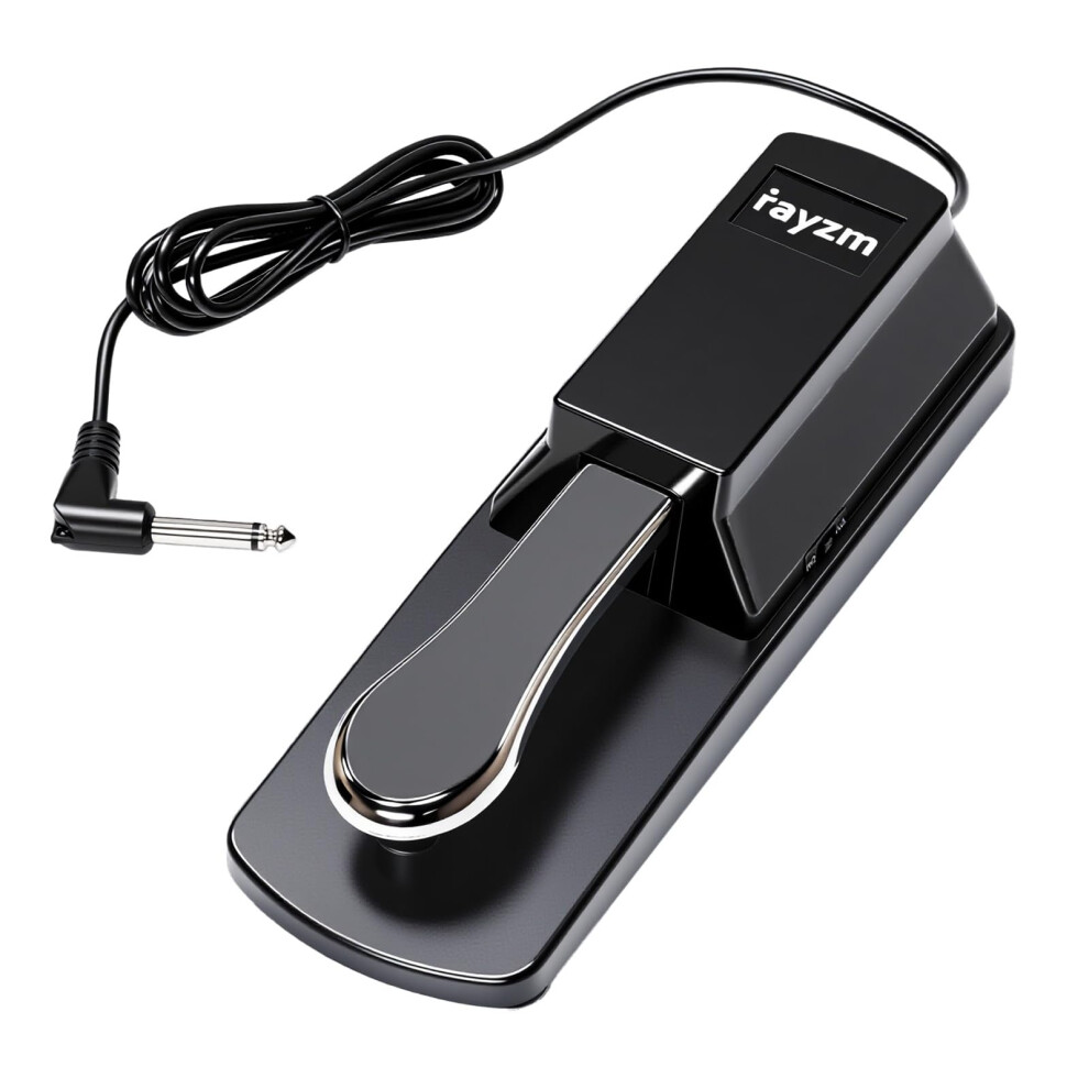 Rayzm Universal Sustain Pedal For Digital Piano & Electronic Keyboard,