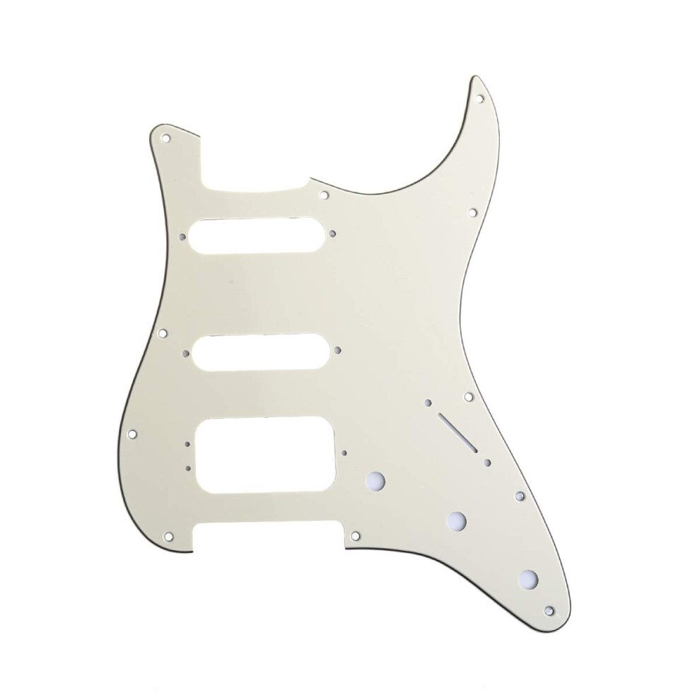 Musiclily Pro 11-Hole Round Corner Hss Guitar Strat Pickguard For Usa