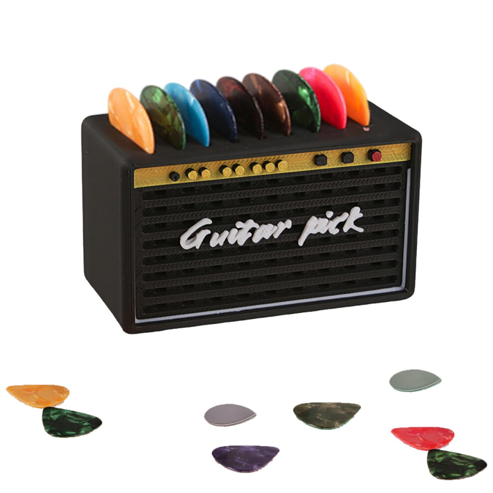 Satiskid Guitar Pick Holder, Simulation Amp Speaker Design Guitar Pick