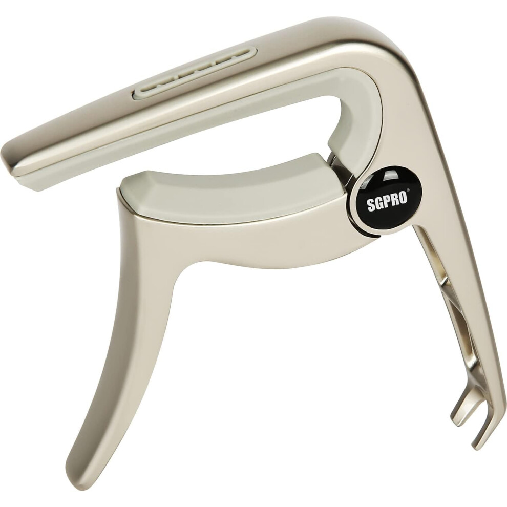 Sgpro Guitar Capo For Acoustic, Electric And Ukulele - Durable Zinc Al