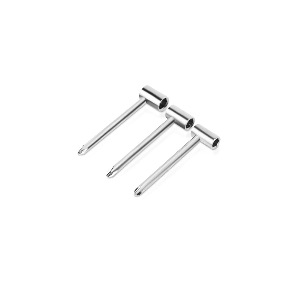 Yosoo Health Gear Guitar Truss Rod Wrench, 3Pcs Luthier Screwdriver Set 7Mm / 8Mm / 6.35