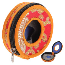 Abaodam Nepal Tingsha Bell Storage Bag Pouch for Meditation Bells and