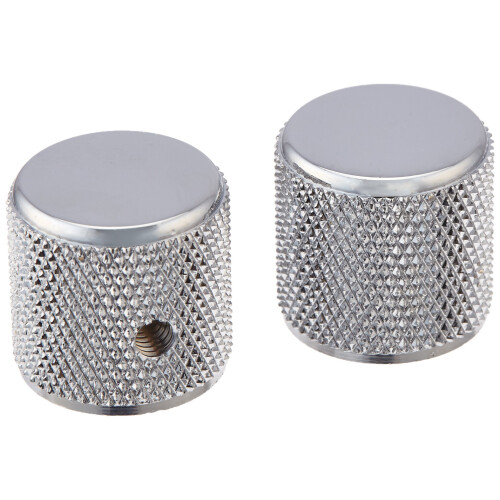 Fender Fender Telecaster/Precision Bass Knobs - Knurled Chrome