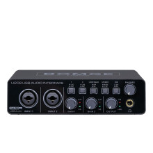BOMGE U202 USB Audio Interface with Mic Preamplifier XLR/TSR/TS Ports,