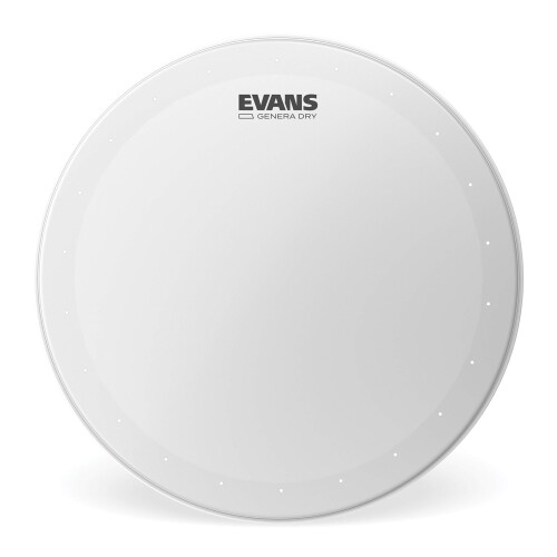 Evans Genera Dry Coated Snare Drum Head - 12 Snare Drum Head - Balanced Attack,