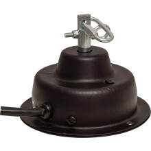 2 RPM Professional Mains Powered Mirror Ball Motor with Twin Hanging Points, Low Noise and Judder Free Motion for Mirror Balls Up to 4Kg