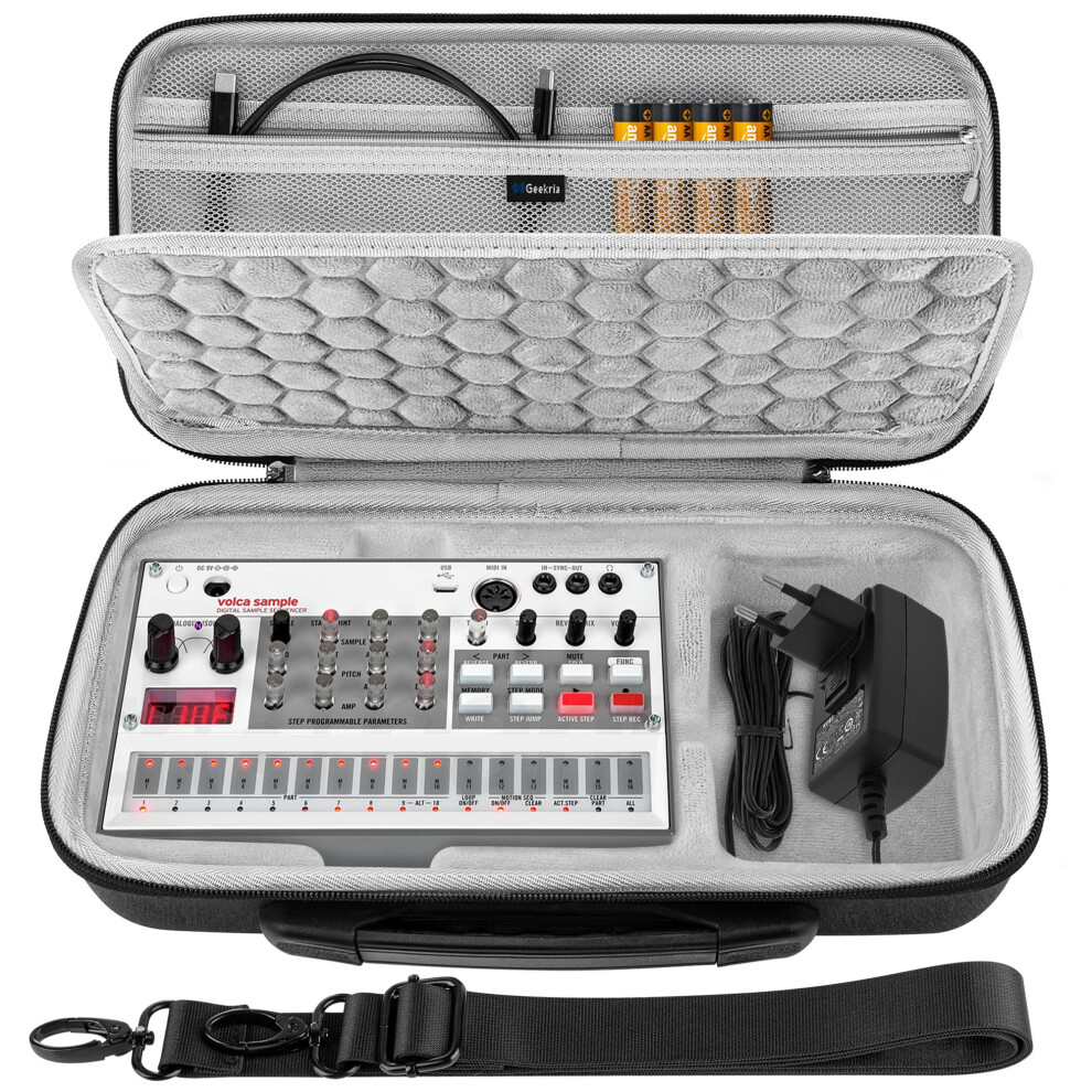 Geekria Hard Shell Travel Case Compatible With Korg Volca Drum/Volca K