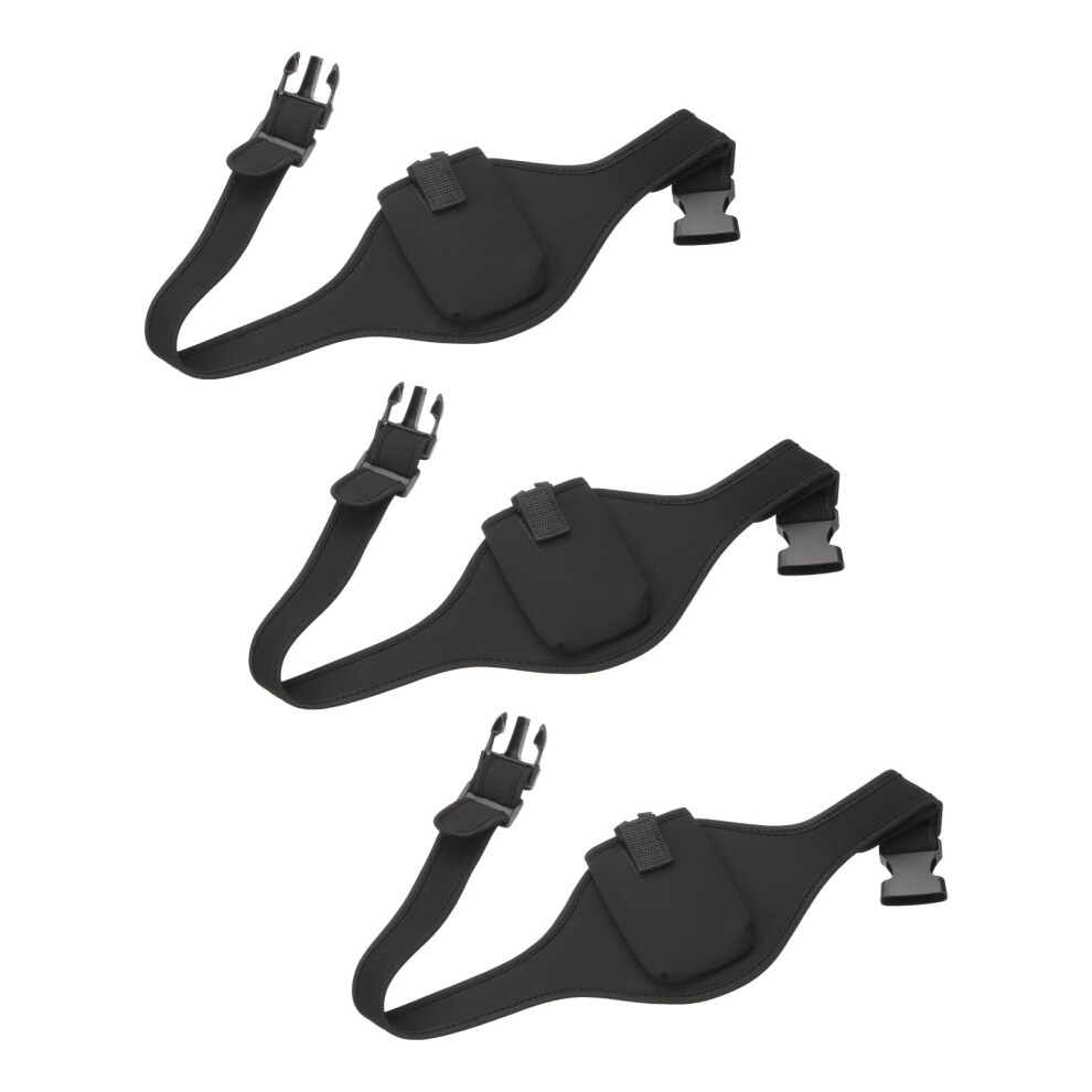 Sourcing Map 3 Pack Mic Belt, 27" To 39" Adjustable Elastic Sweat Abso