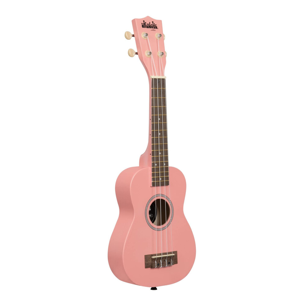 Kala Wood Ukadelic Flamingo Soprano Ukulele