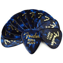 Fender 351 Shape Classic Picks Celluloid Picks - Shape: 351 - Pack of 12 - Thic