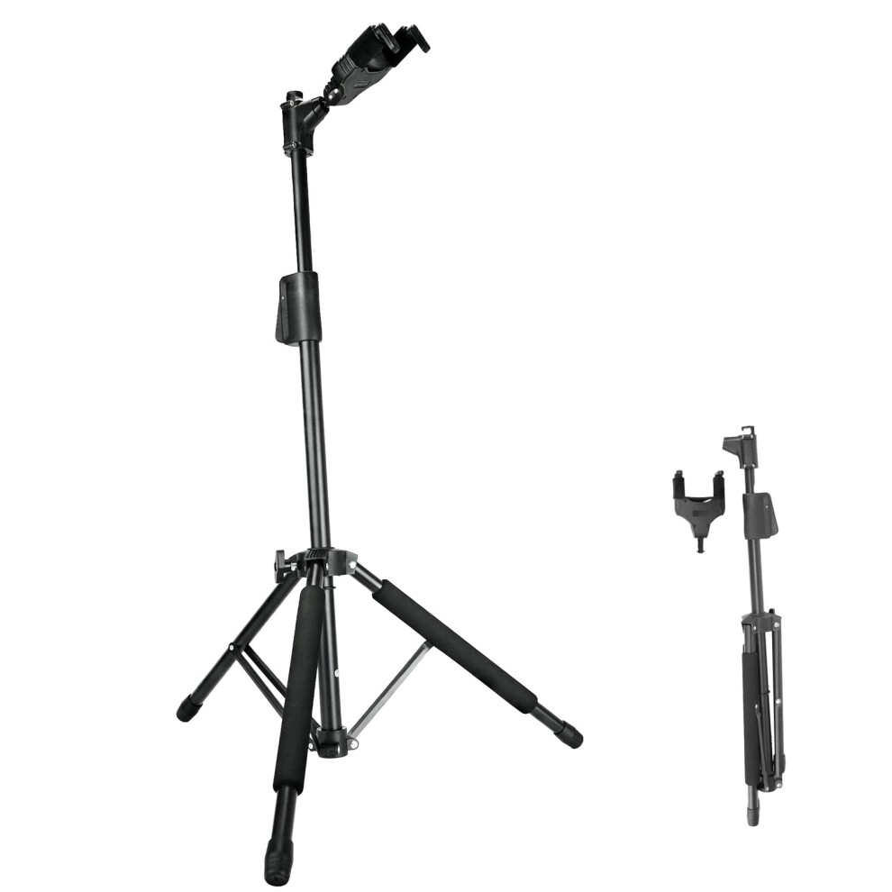 Aroma Bass Stand Universal For Acoustic Electric Classical Guitars Flo
