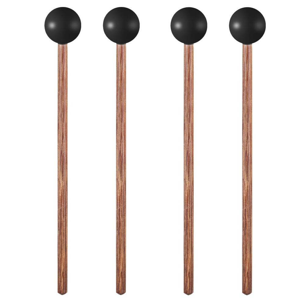 Oyuujii Xylophone Mallets,4 Pcs Steel Tongue Drum Mallets Glockenspiel Mallet