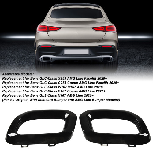 OEM Replacement Exhaust Trim for Benz GLC GLE 1
