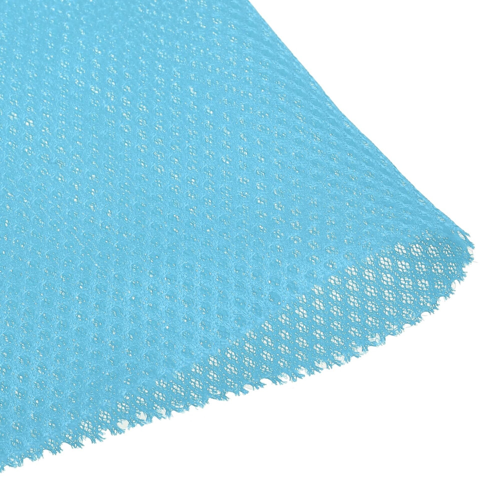 Sourcing Map Sky Blue Speaker Mesh Grill Cloth (Not Cane Webbing) Ster