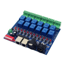 12 Channel 10A DMX512 Controller Relay Switch Converter DMX Dimmer 12C