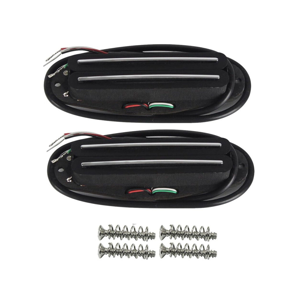 Fleor Alnico 5 Hot Rail Humbucker Single-Coil-Sized Pickup Middle+Brid