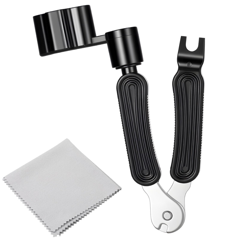 Zyghjort 3-In-1 Guitar String Winder Cutter, Professional Bridge Pin Puller Aco