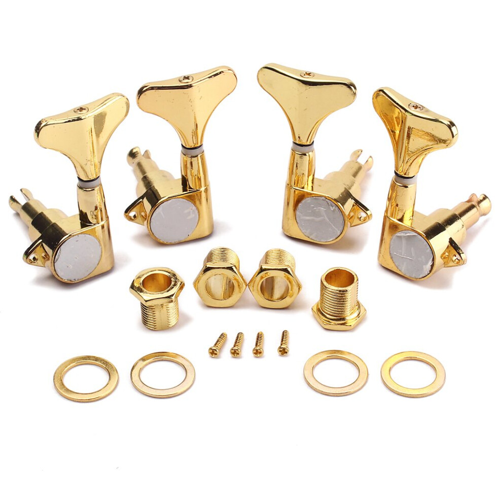 Alnicov Guitar Bass Tuning Pegs Machine Heads Bass Replacement Parts G