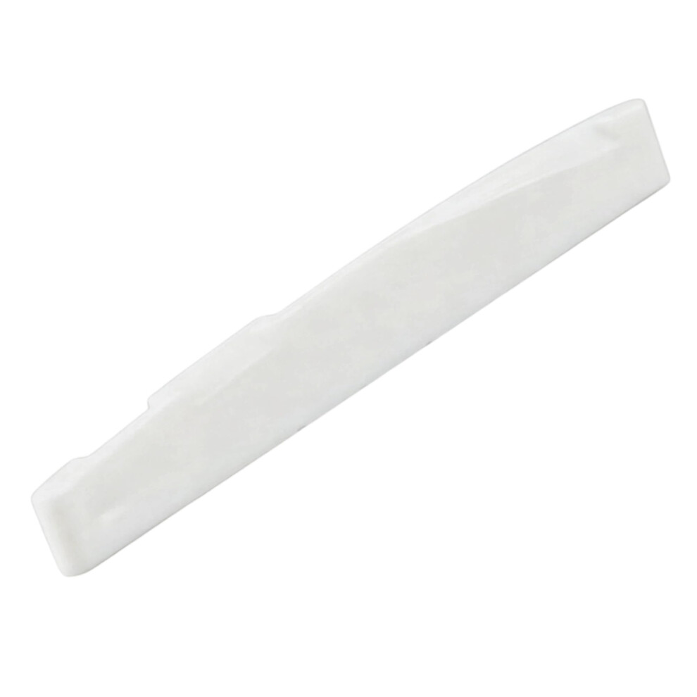 Elenviorina Compensated Acoustic Guitar Saddle White Plastic Guitar Bridge Saddle