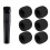 SOULWIT 6Pcs Pop Filter for Shure SM57 - Black 1