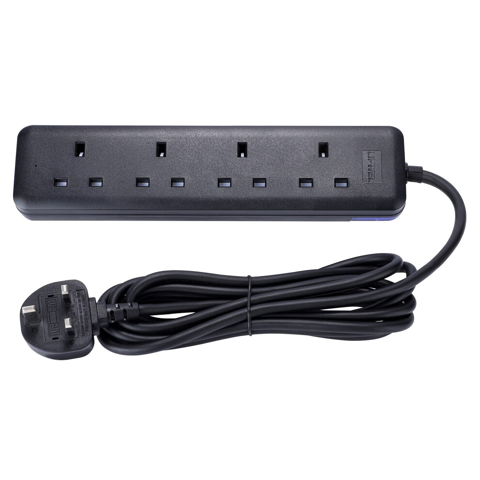 Lipwel 4 Way Extension Lead 3M