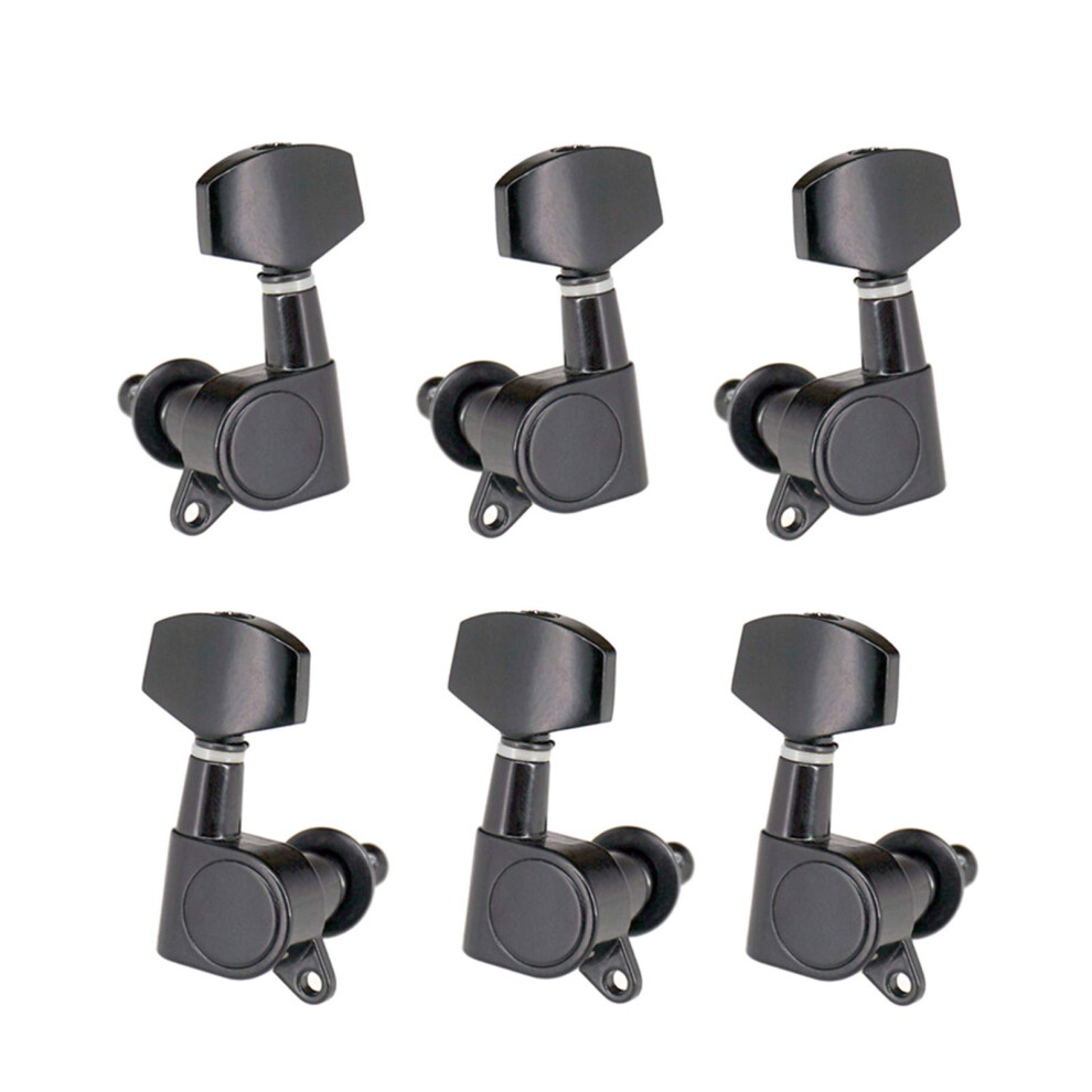 Sunydog 6Pcs Sealed Guitar String Pegs Locking Tuners 3L3r Tuning Pegs