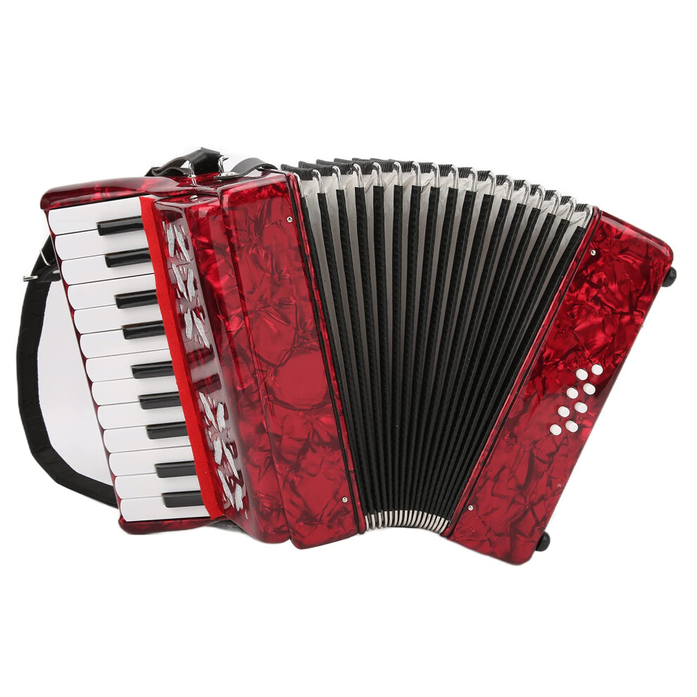 Walfront Irin 22‑Key 8 Bass Accordion Piano Accordion Educational Musical Instr