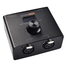 DOREMiDi MIDI To DMX Controller (MTD-1024) Can Convert MIDI Messages To DMX Mess