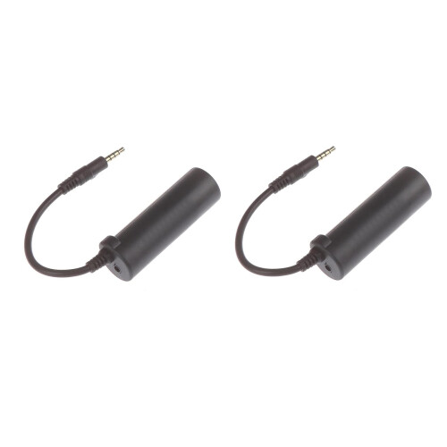 2 Pcs Guitar Interface I-Rig Converter Replacement Guitar for Phone Gu