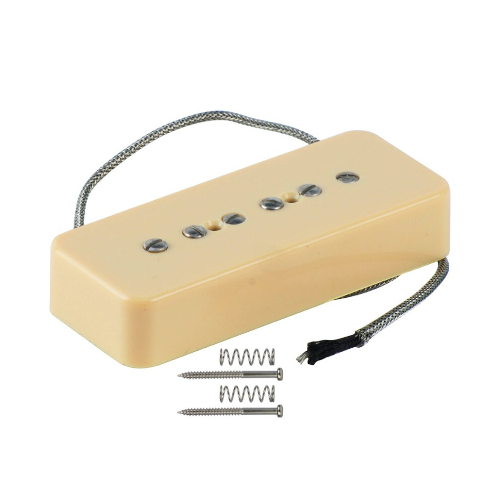 Fleor Alnico 5 P90 Soapbar Pickups Bridge Pickup Single Coil Pickup Fo
