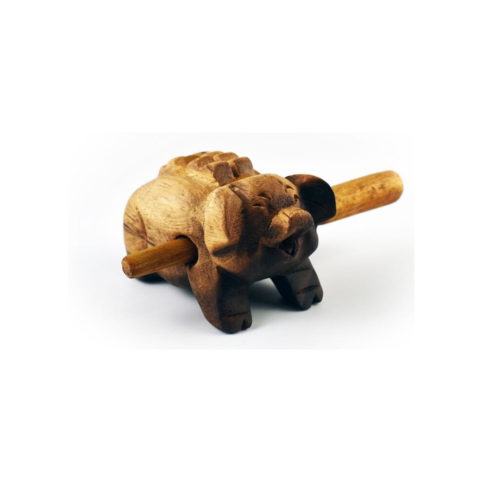 Iamsiamz Guiro Music Percussion Instruments Wooden Sound Block Animal Croaking