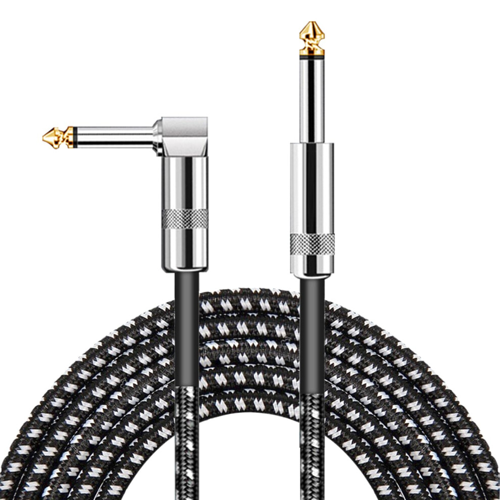 Mepsies Guitar Cable 3M/10Ft, Ts 6.35Mm 1/4 Inch Instrument Cable For