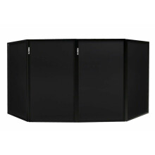 Vonyx DB2 DJ Booth Replacement Panels - 4 Lycra Screen Covers, Lightwe
