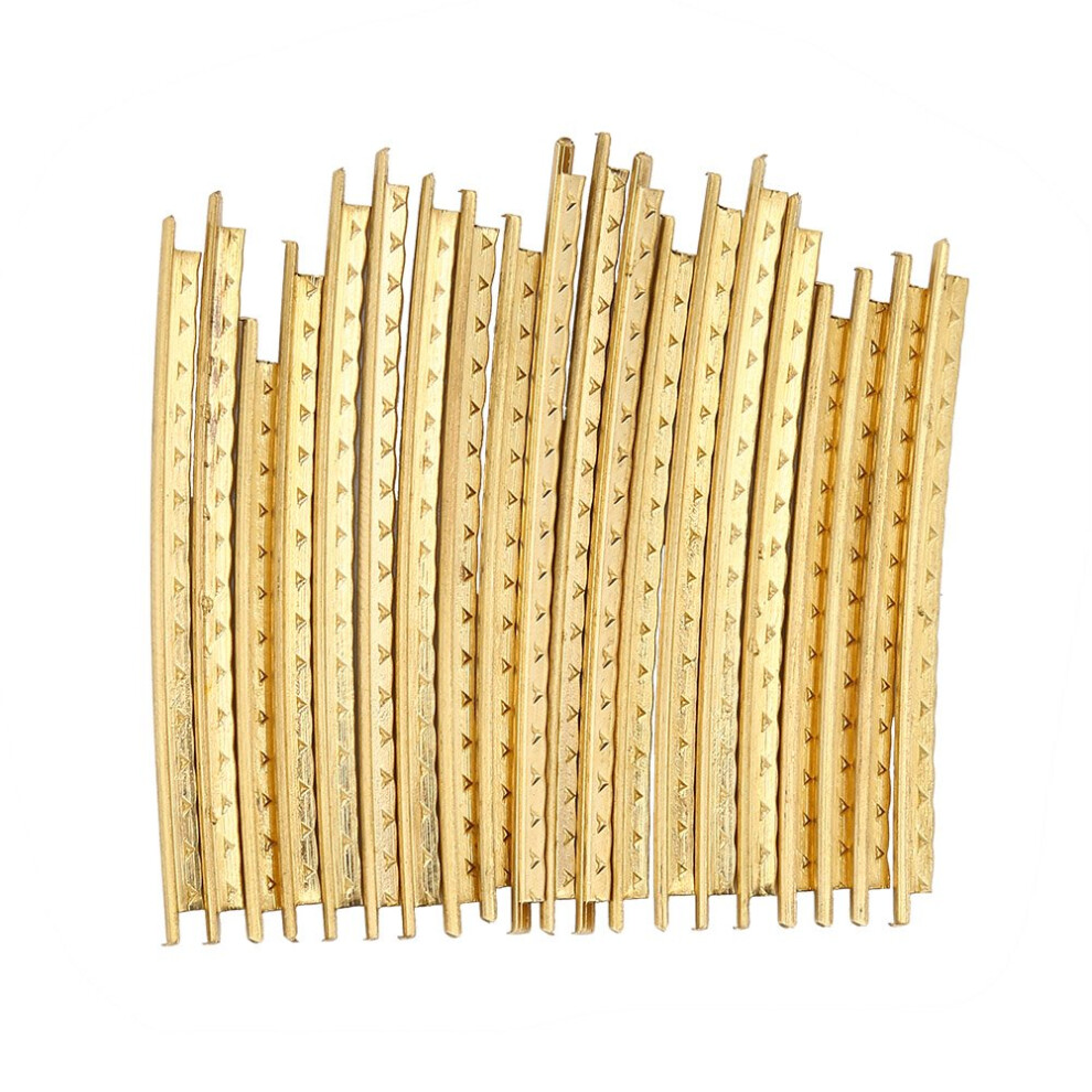 Alomejor 2.0Mm Guitar Frets Wire Set Acoustic Guitar Fret Wire Set Folk Wooden