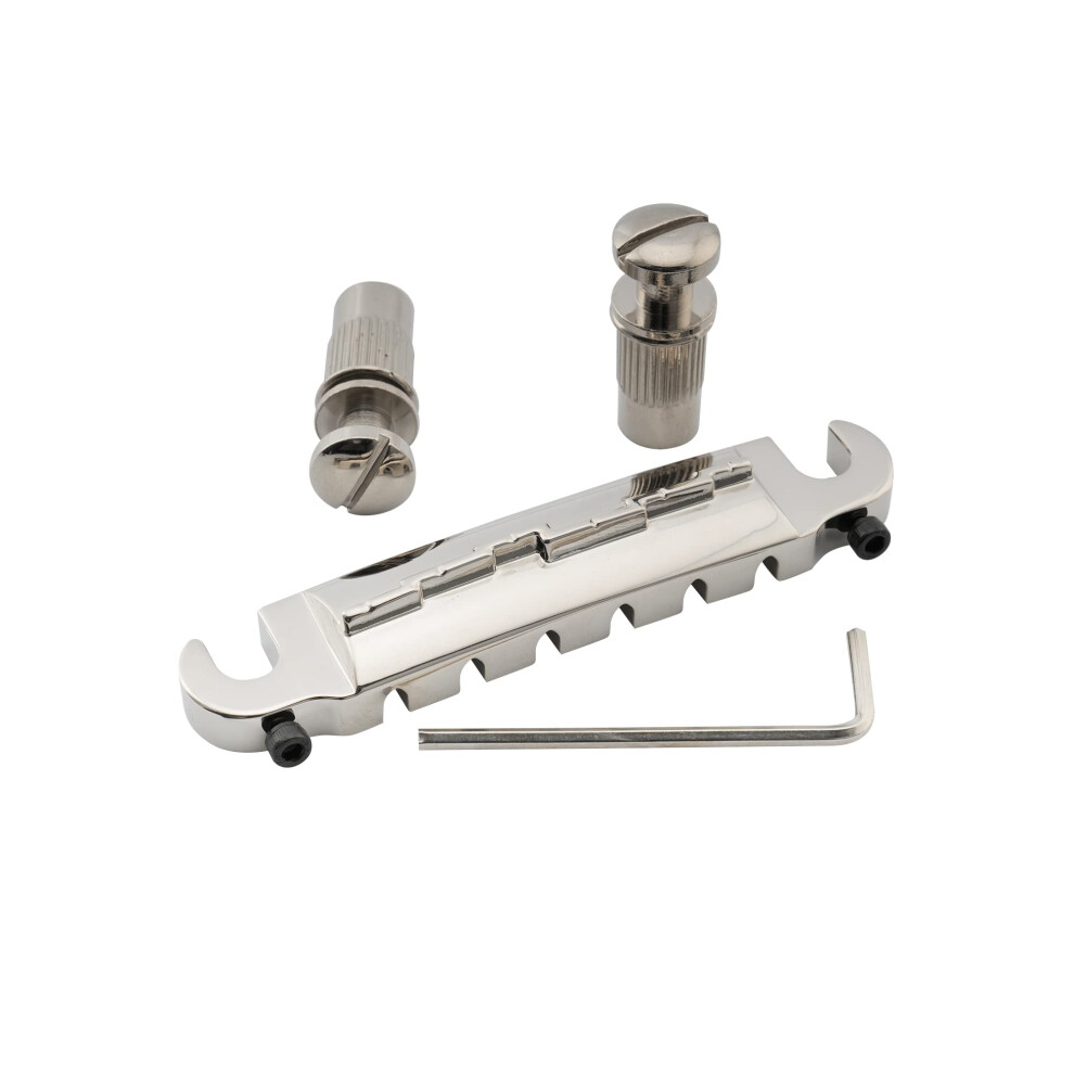 Musiclily Pro 52.5Mm Pre-Set Intonatable Wraparound Bridge Tailpiece F