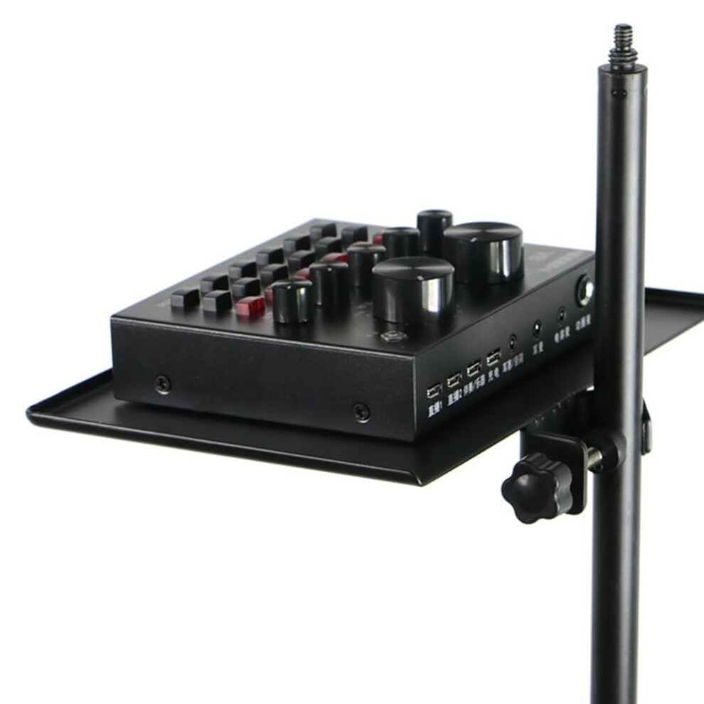 Milisten Microphone Stand Accessory Tray: Clamp-On Shelf For Sound Car