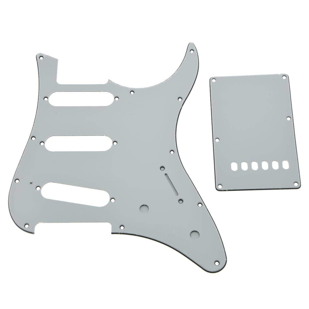 Kaish Guitar Sss Pickguard And Trem Cover Fits For Yamaha Pacifica Whi