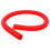 Percussion Plus PP3030 Red Plastic Wind Whistler 1