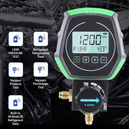 Elektronische Fluoridemeter, Digitaal Display, Verdeelstuktester, Koelmiddel Vacuümdrukmeter, Lekdetectie 2