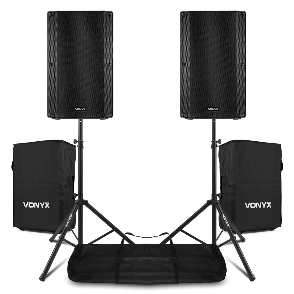 Vonyx Vsa12bt 12" 1600W Active Pa Speaker System With Bluetooth, Speak