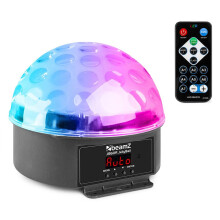 BeamZ JB60R Jelly Ball LED Disco Ball, RGBYWP, DMX, Sound Activation
