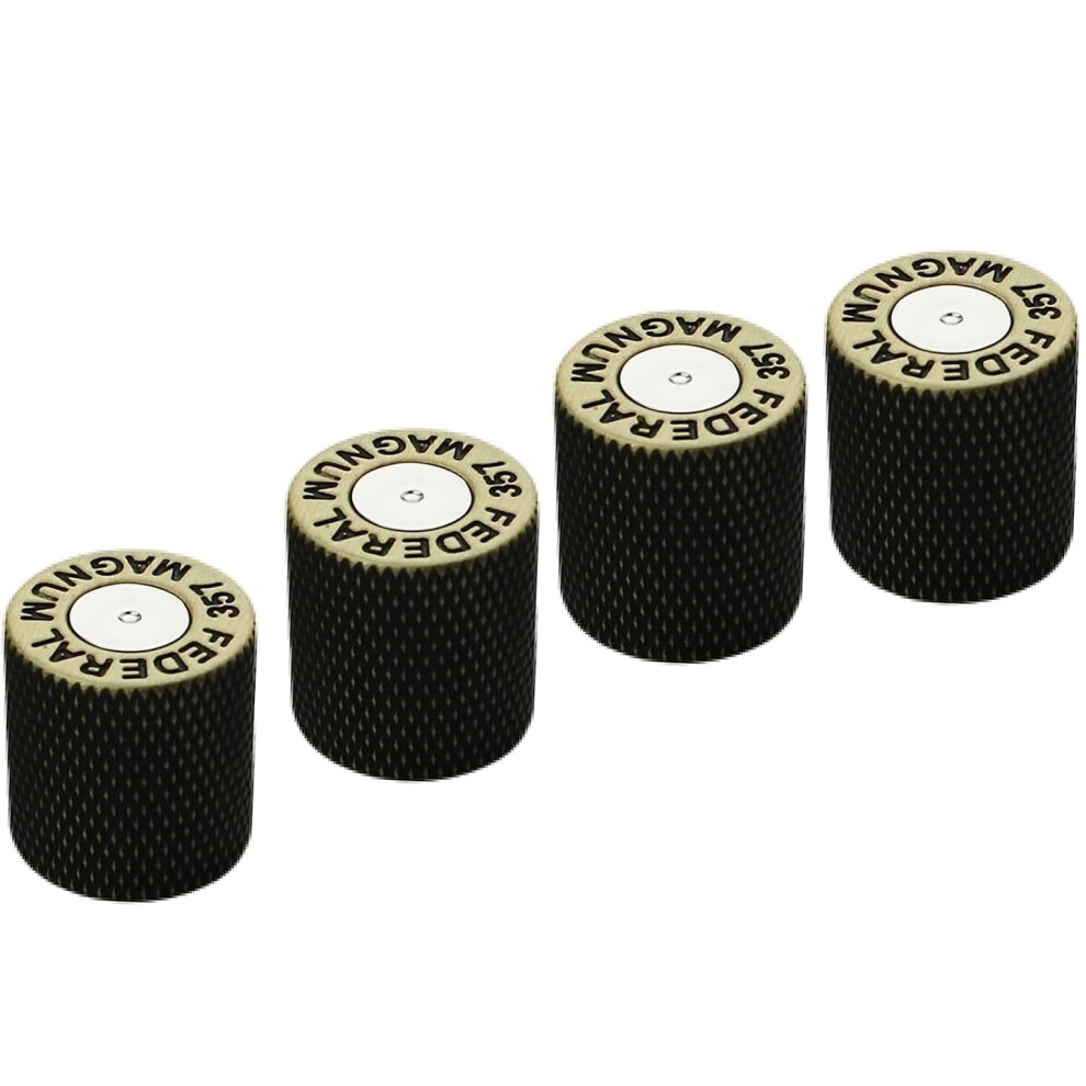 Guyker Guitar Knobs With 6Mm Dia. Shaft Pots - Bullet Case Style Tone