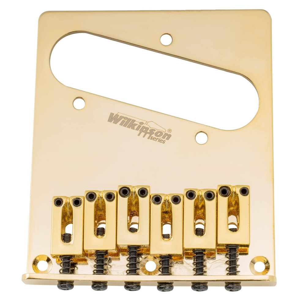 Musiclily Wilkinson Wot03 52.5Mm(2-1/16 Inch) Telecaster Bridge Modern 6-Saddles