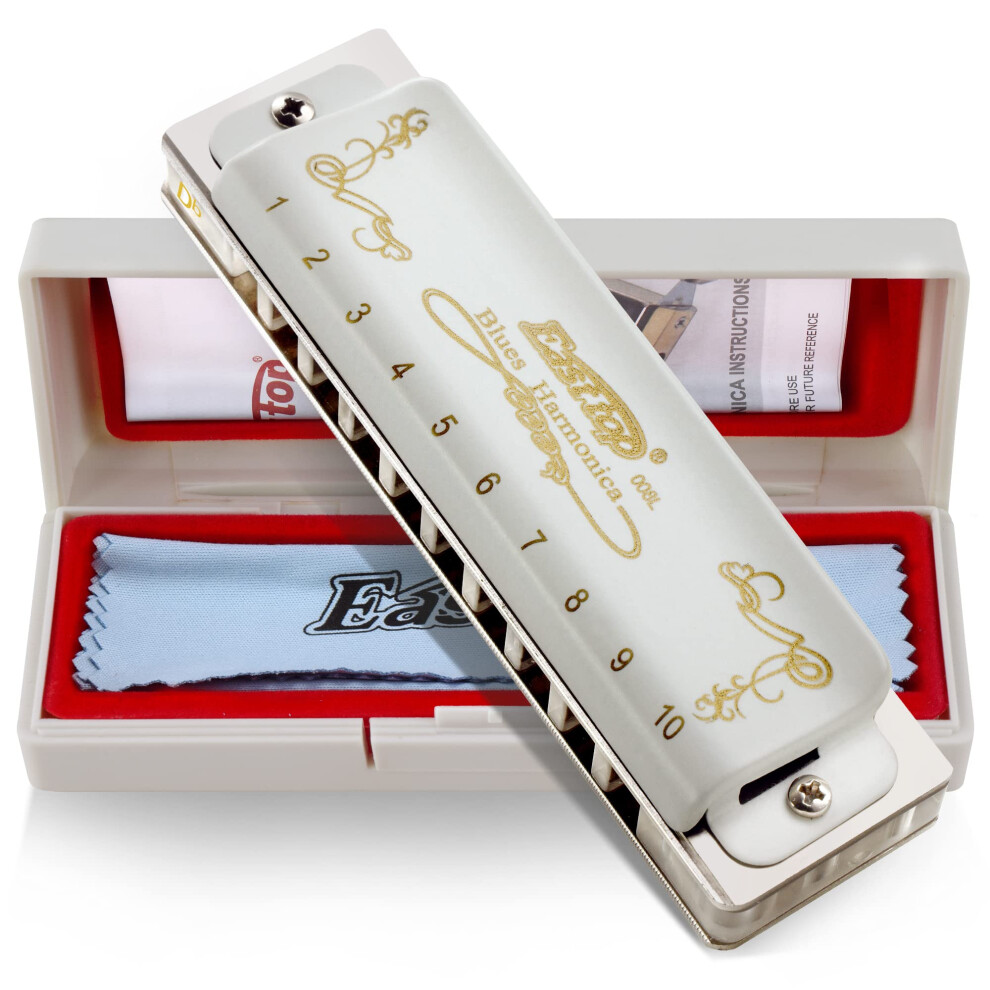 East Top Blues Harmonica Key Of Db 10 Holes Diatonic Mouth Organ With