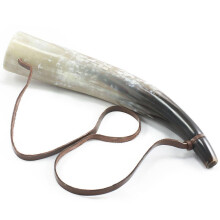 HORNCRAFT Ox Horn Bugle | Viking War Blowing Horn | Battle Sounding Tr