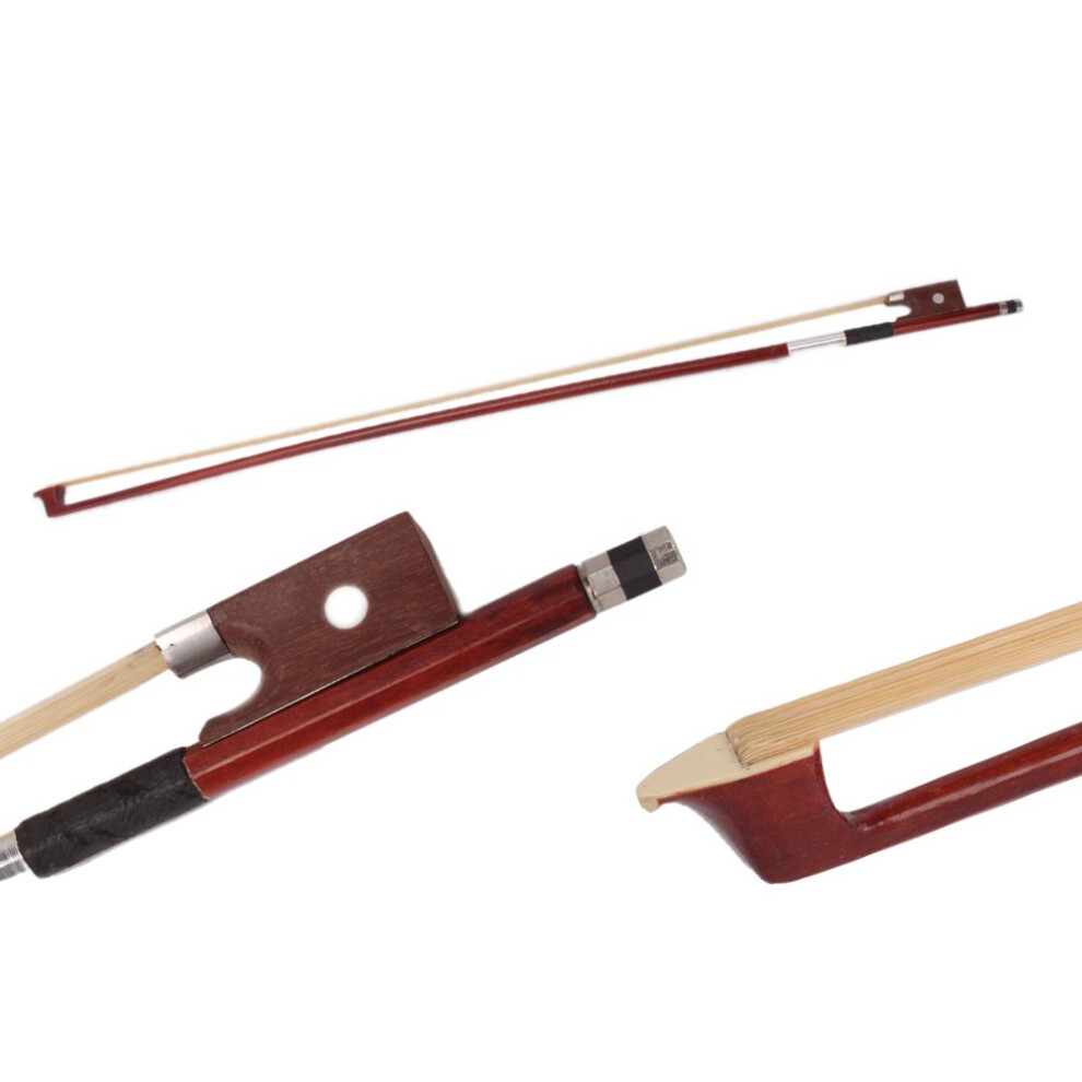 Bonnlo Violin Bow 3/4 Professional Bows For Fiddle Round Stick With Mo