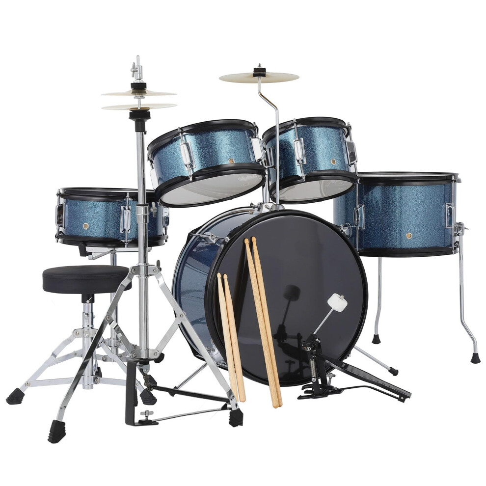 Garveelife 5-Piece Junior Drum Kit For Kids, Complete Beginner Percuss