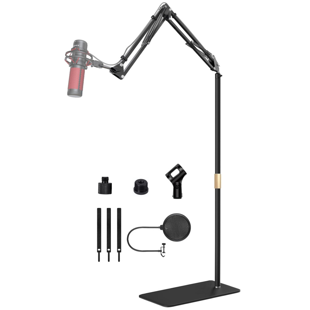 Ayizon Microphone Floor Stand For Blue Yeti, Nano, Snowball, Hyperx,Razer,Log